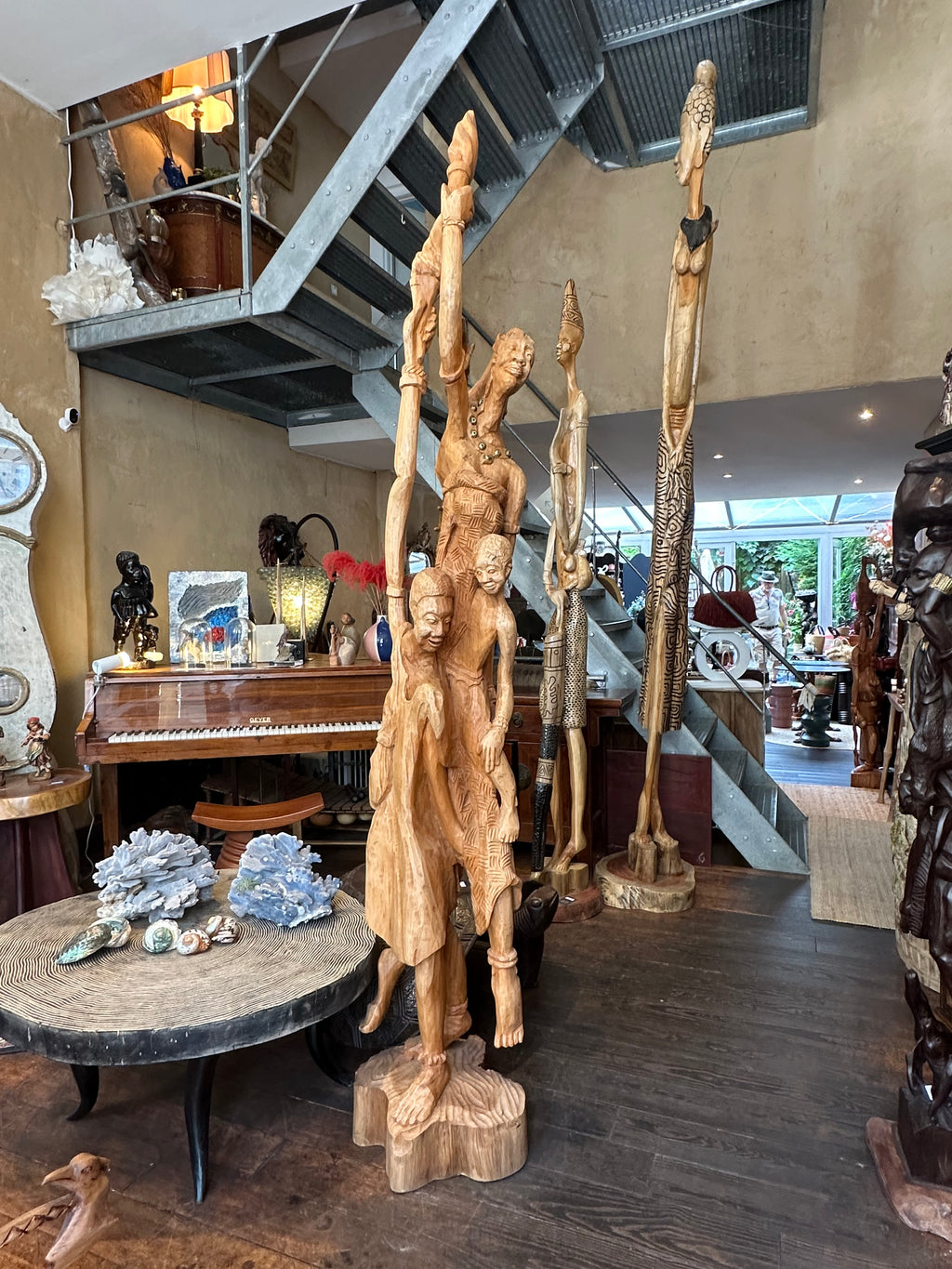 Unity– Handcarved Wooden Sculpture