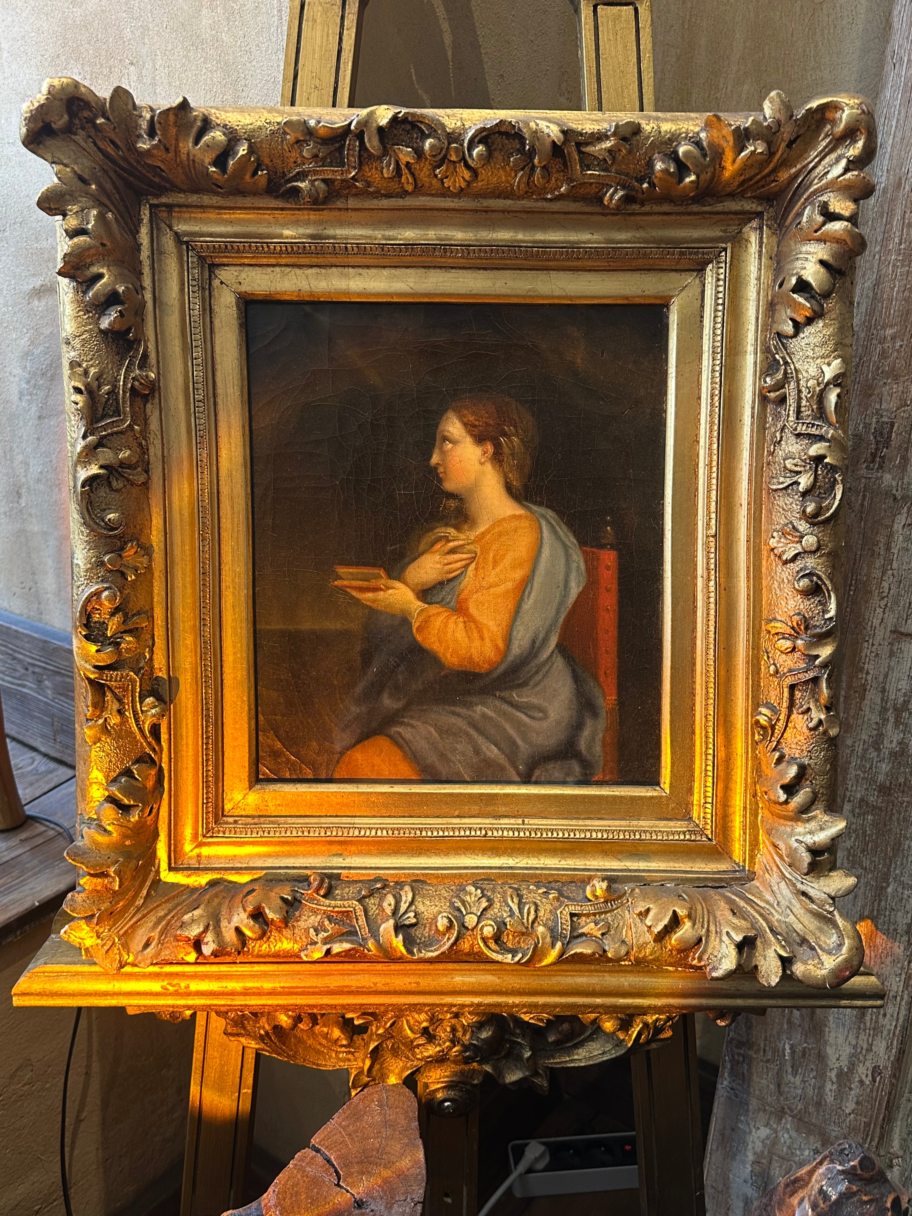 Woman on Chair painting