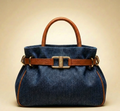 Marta 26 - Jeans Scuro / Cognac
