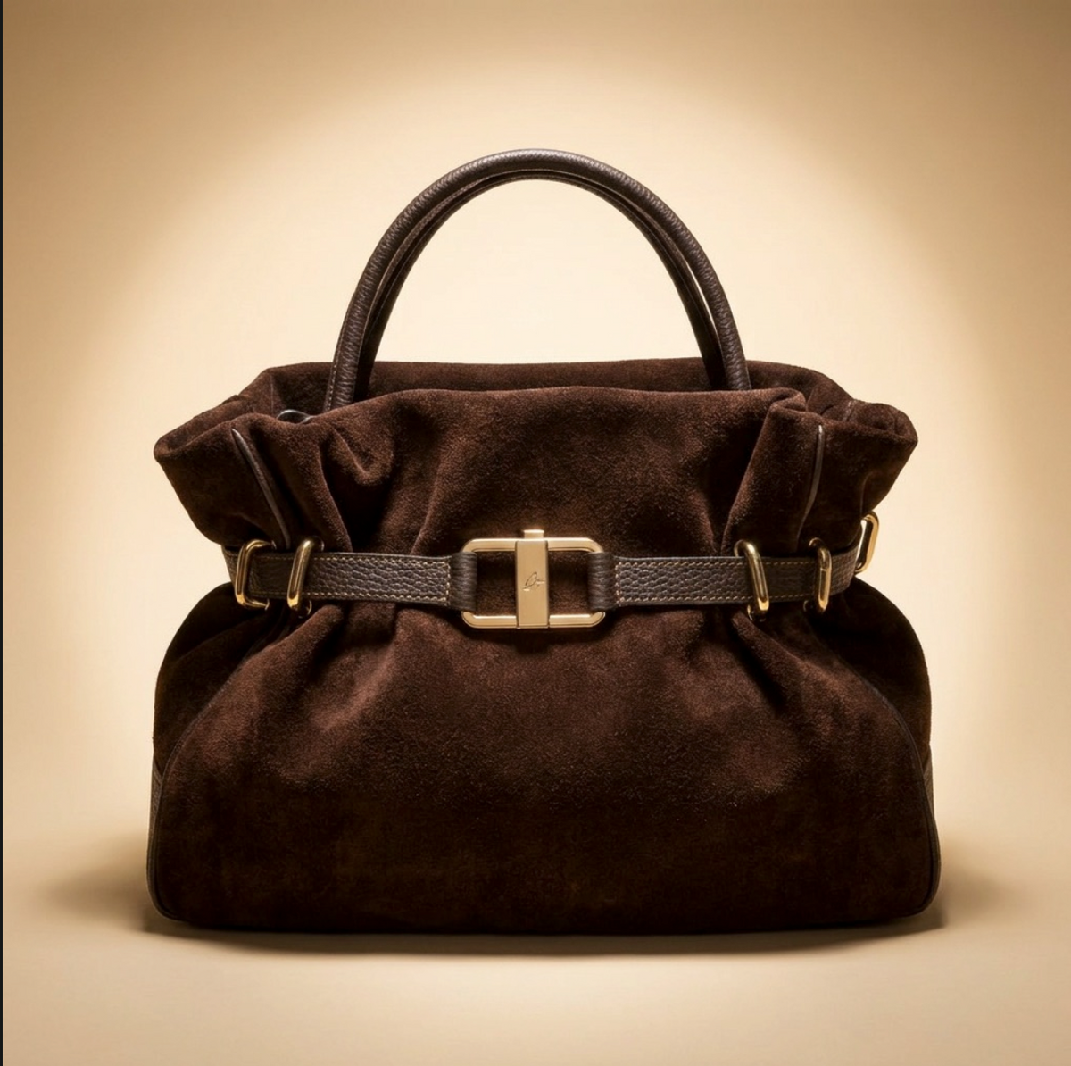 Marta 32 - Suede T.Moro / Gold