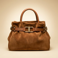 Marta 26 - Suede Cognac / Gold