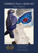 Lapis Regalia Crystal Bird Sculpture