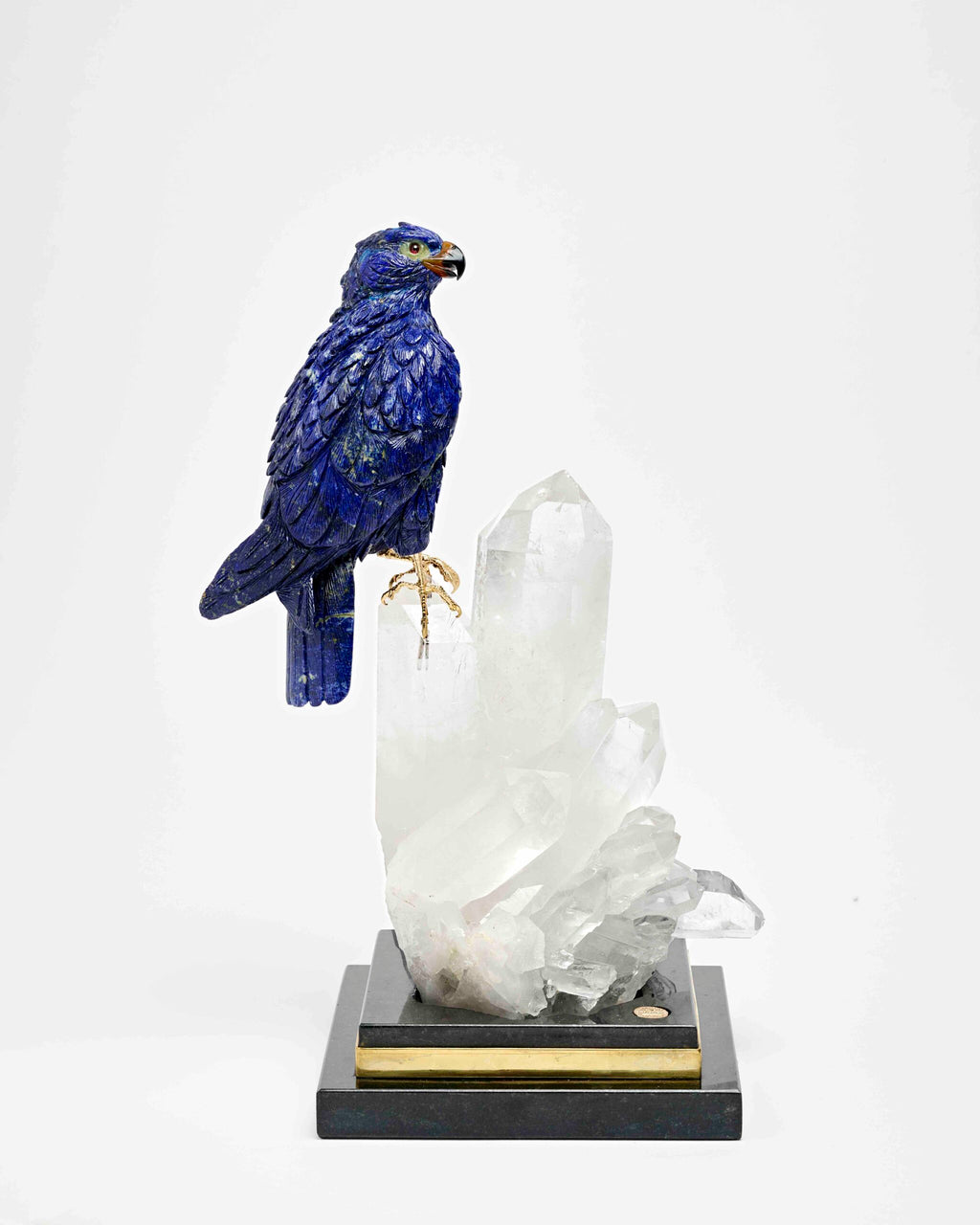 Lapis Regalia Crystal Bird Sculpture