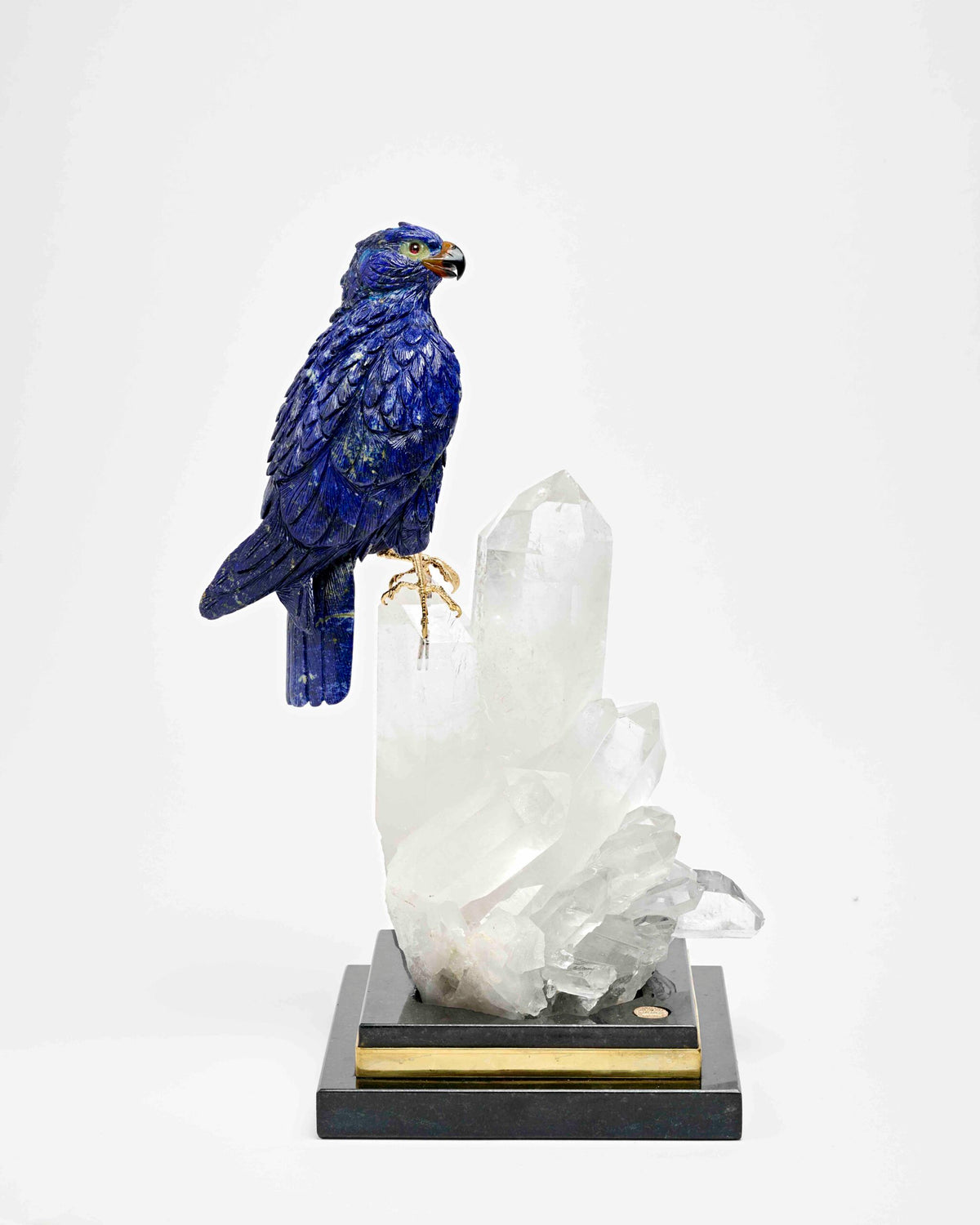 Lapis Regalia Crystal Bird Sculpture